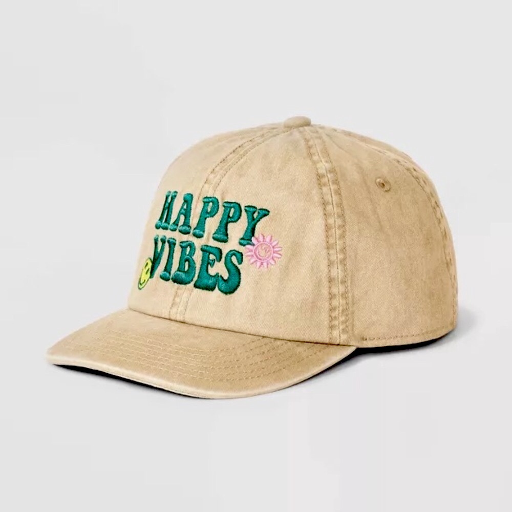 Happy Vibes Embroidered Cap - Picture 5 of 10